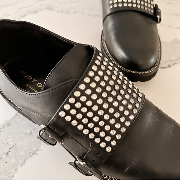 Kurt Geiger Seth Embellished Double Monk-Strap Loafers - Picture 9 of 15